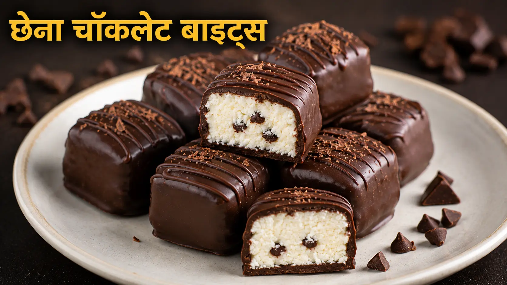 दूध फट गया तो उससे बनी स्वादिष्ट छेना चॉकलेट बाइट्स