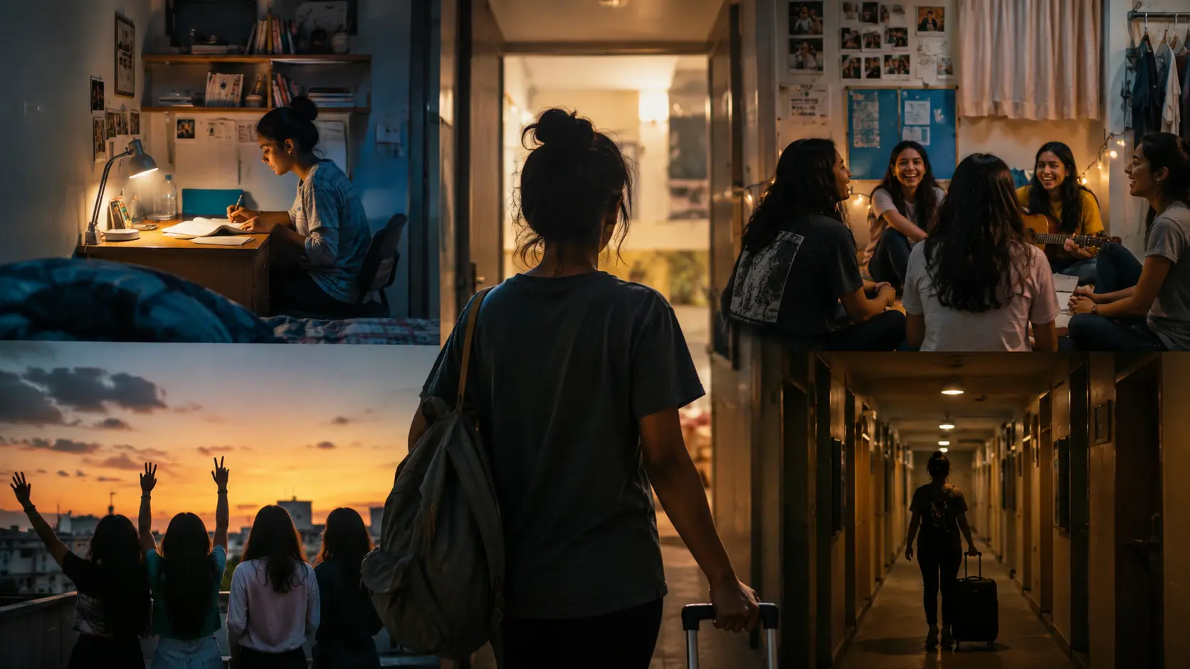 Hostel Life Kaisi Hoti Hai - Students hostel room experience with friends