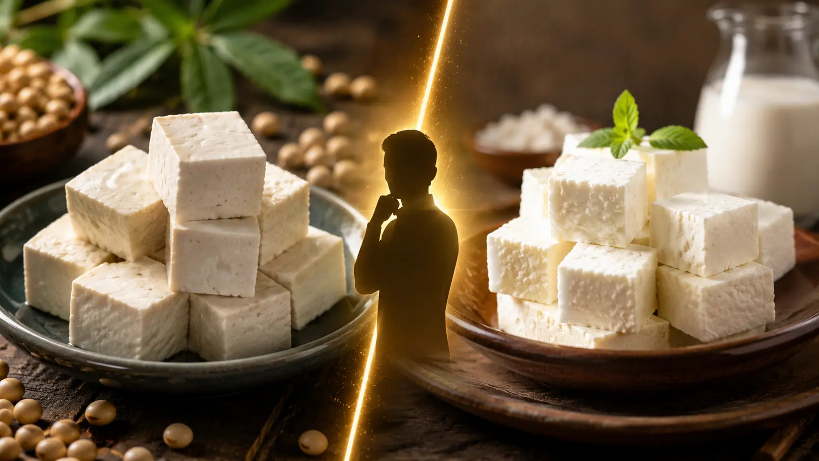 Tofu vs Paneer comparison showing modern lifestyle food choices in daily kitchen routine
