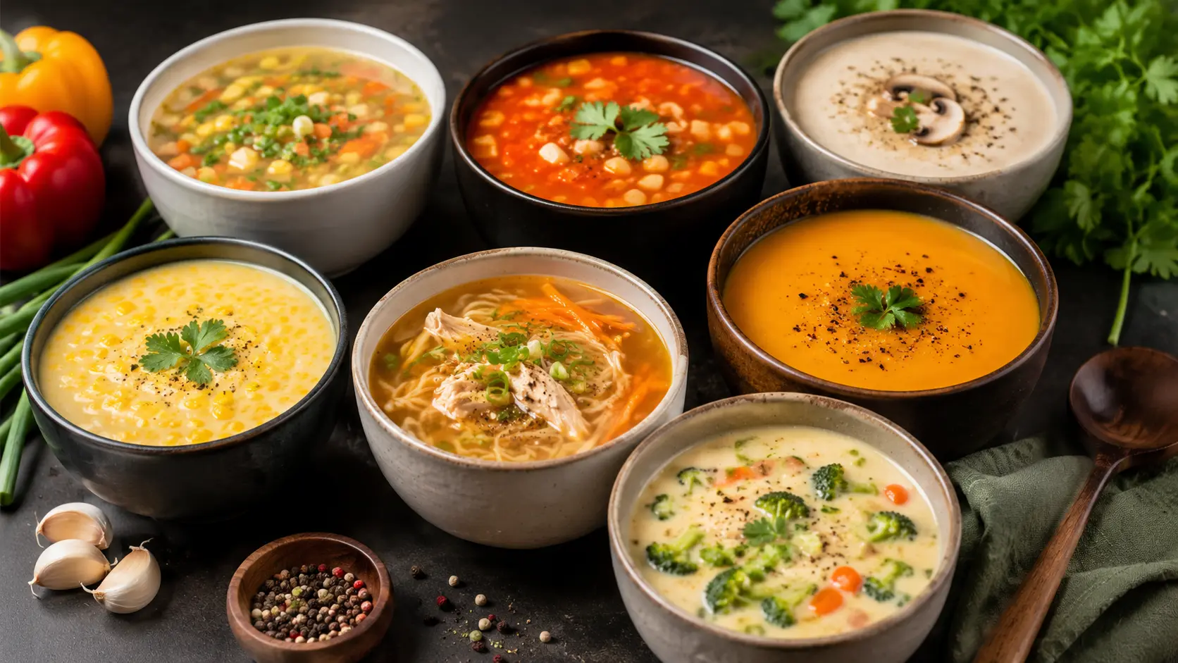 Easy homemade soup recipes prepared in minutes for quick and simple cooking