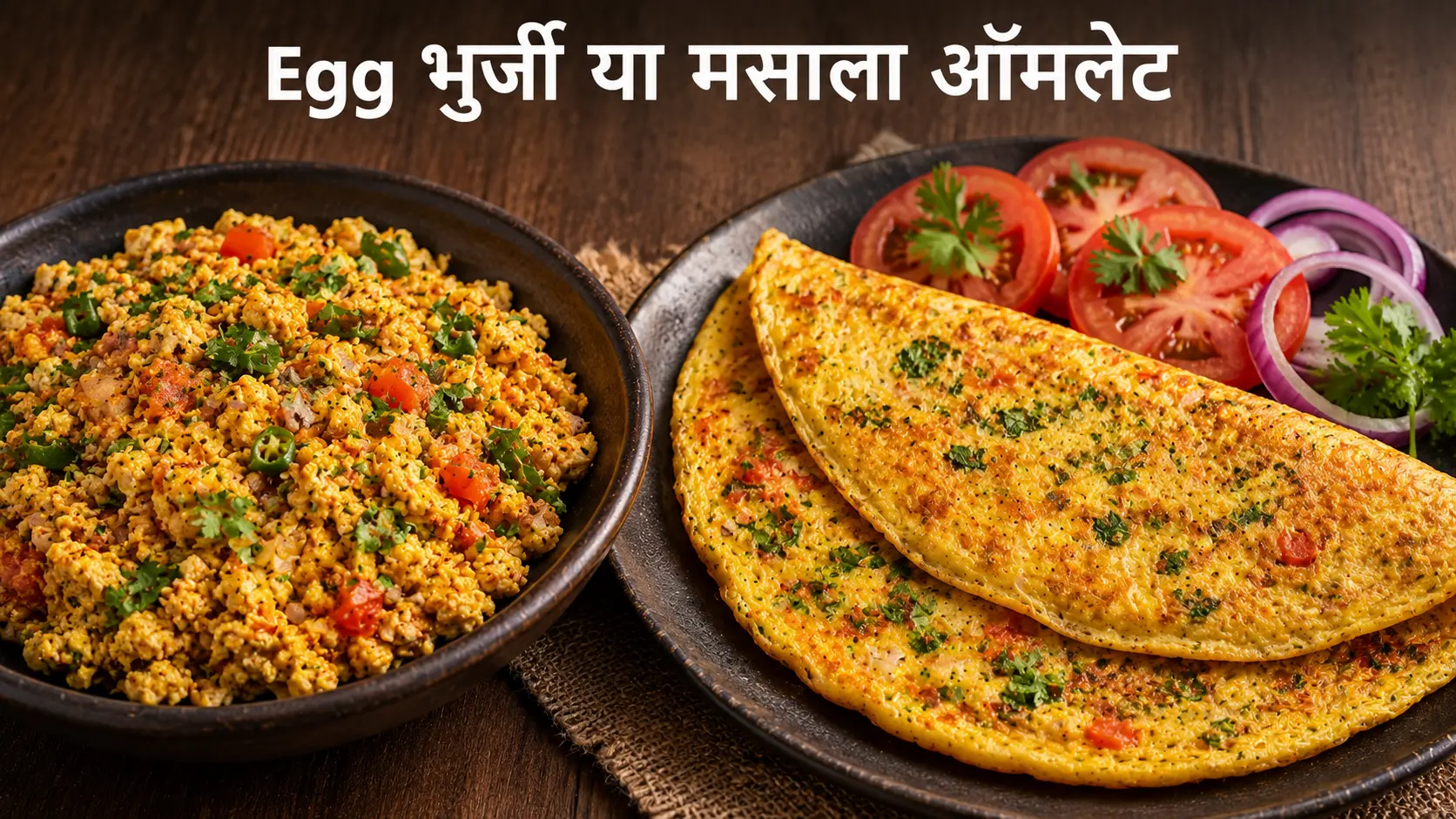 egg bhurji and masala omelette easy quick dinner recipe