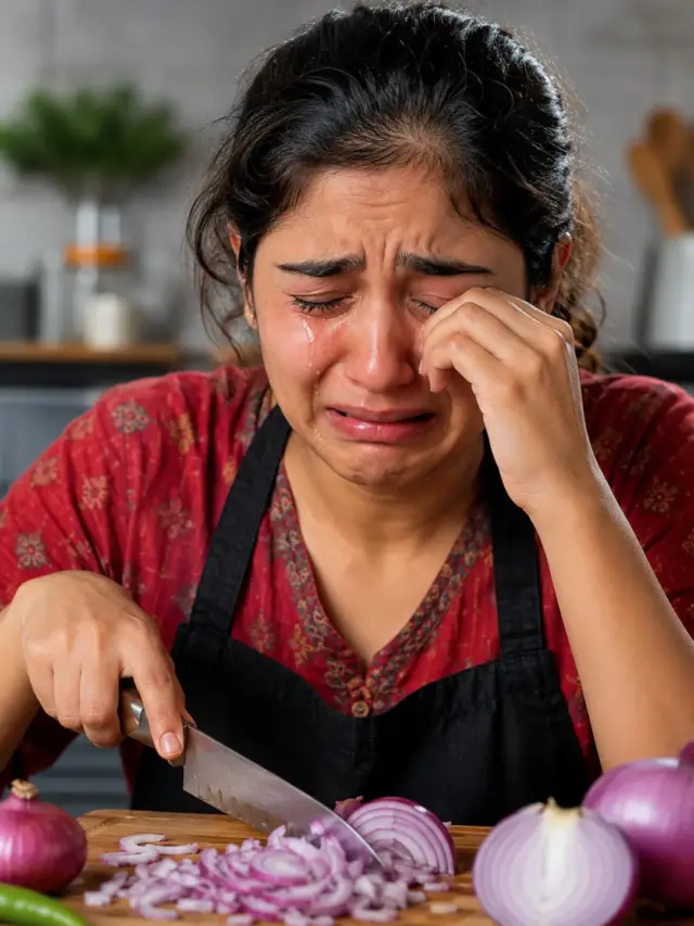 प्याज़ काटते समय आंखों में जलन और आंसू आने से बचने के आसान घरेलू हैक्स
