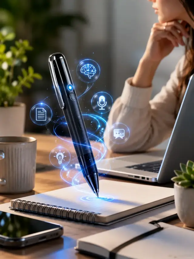 OpenAI Gumdrop AI Pen concept leak showing futuristic AI smart pen device with digital writing and AI interface