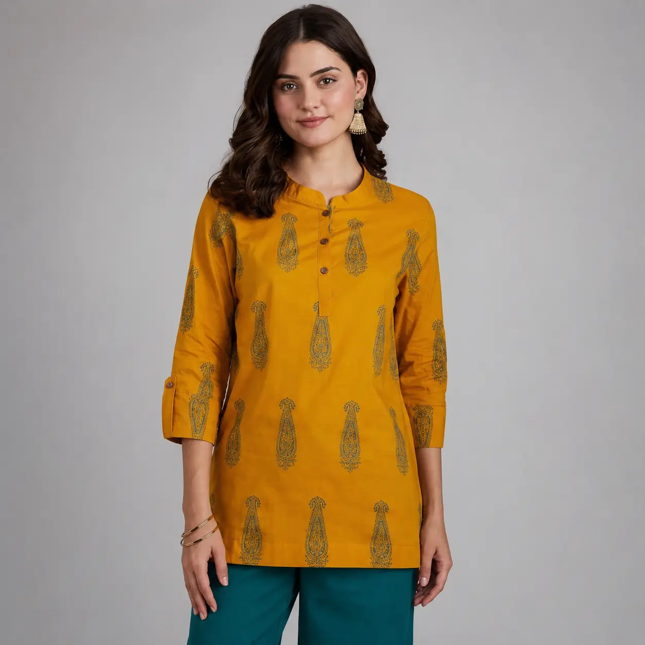Mustard Kurti