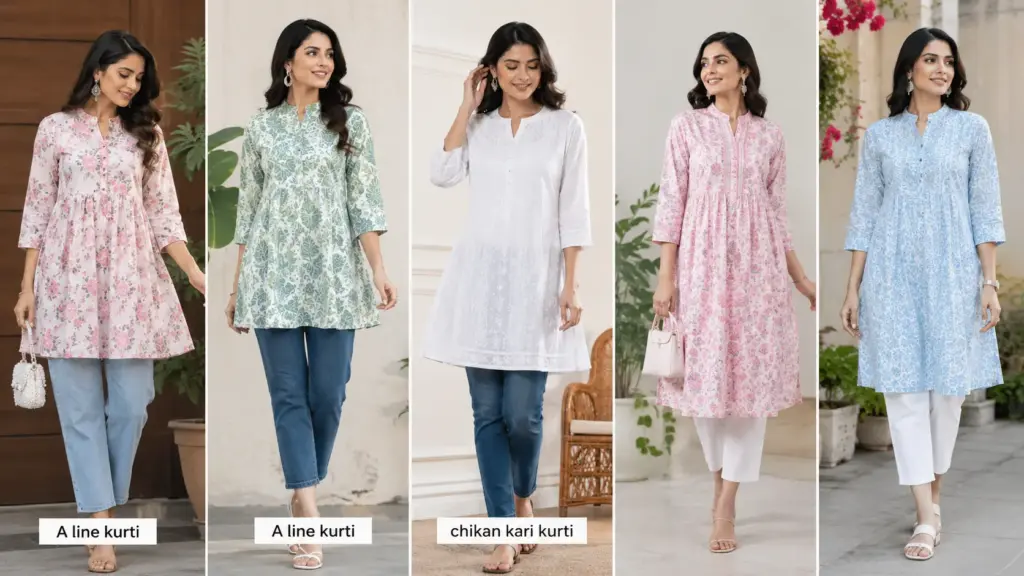 Stylish short kurti designs for women, 2026 ka trendy ethnic fashion collection with modern look