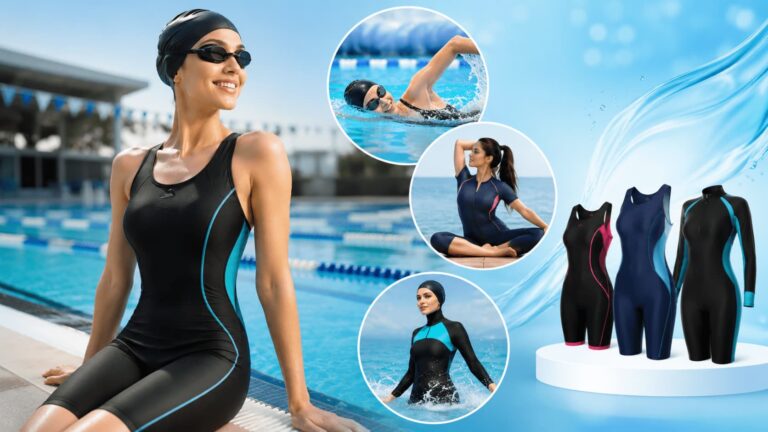 Best Swimming Costume for Women in Hindi – महिलाओं के लिए Top Swimming Costume Brands, Comfort, Safety और Full Body Swimwear Guide